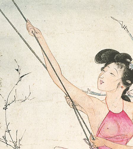 涵江-胡也佛的仕女画和最知名的金瓶梅秘戏图